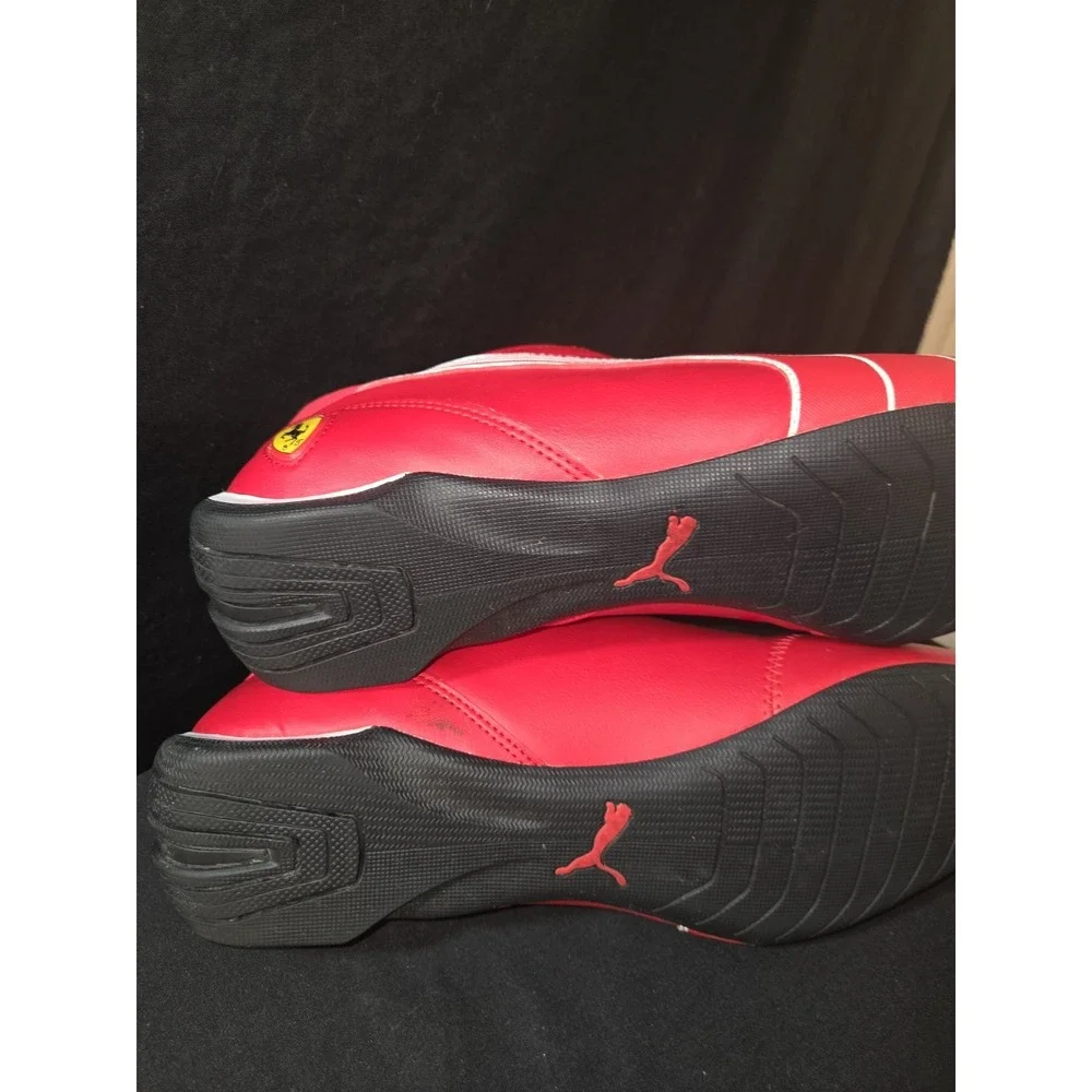 Puma Ferrari Future Cat Mens Size 10.5 Red White Black Athletic Motorsport Shoes - Picture 11 of 12
